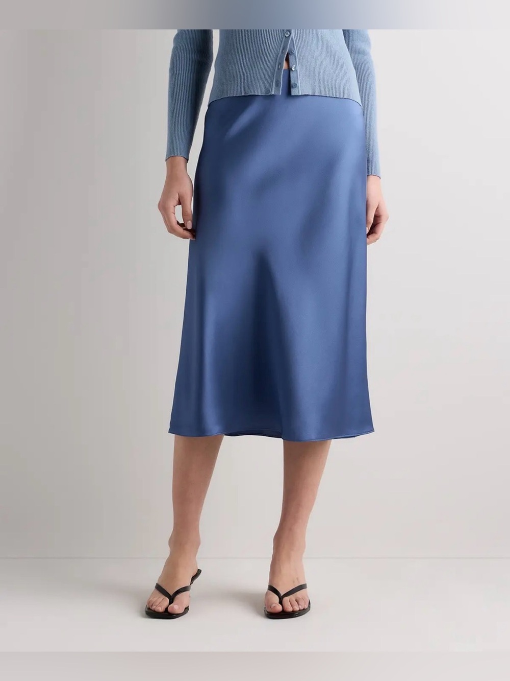 NWT Quince Washable Silk Skirt